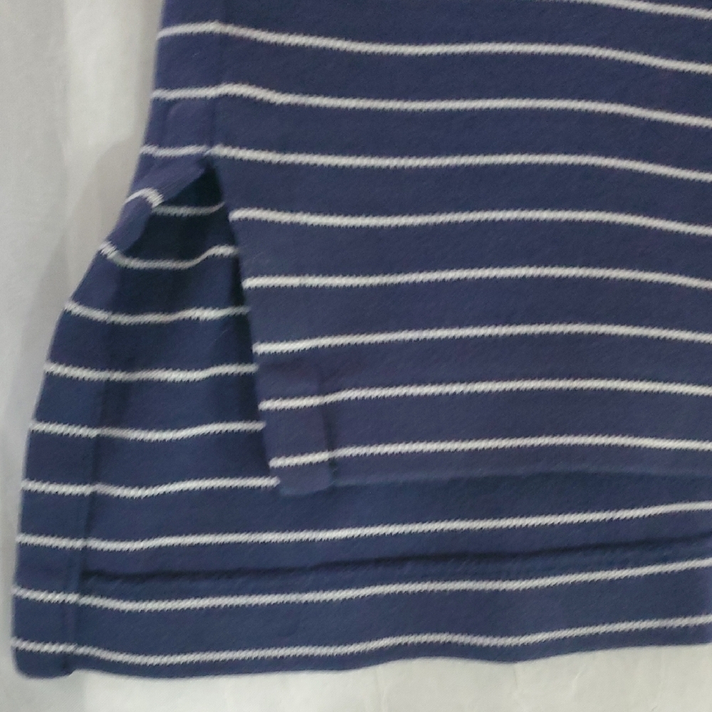 Polo Ralph Lauren Blue and White Striped Polo Shirt - Picture 5 of 5